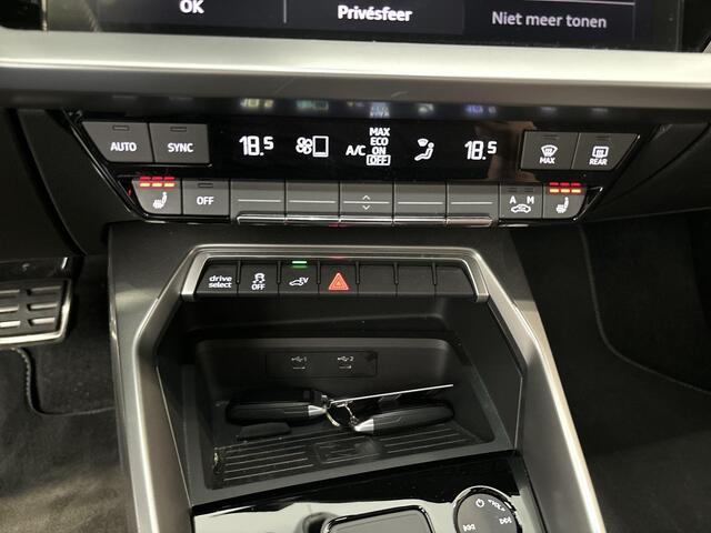 Audi A3 SPORTBACK 45 Tfsie 245pk S-tronic S edition Competition · Apple/Android Car Play · Navi · P-Sensoren · Stoelverwarming · Trekhaak · 17'' Inch · Garantie t/m 05-01-2028 of 100.000km
