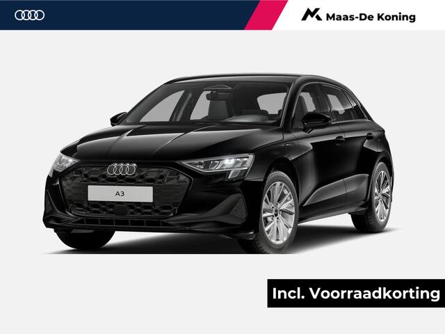 Audi A3 SPORTBACK 40 TFSI e Pro Line 204 PK · Sportstoelen zwarte stof · Lichtmetalen velgen 17 inch