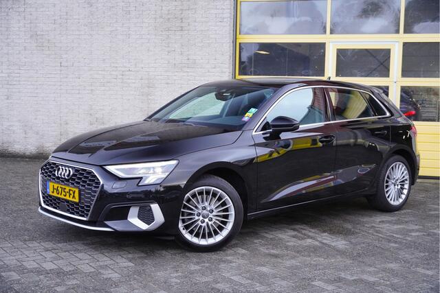 Audi A3 SPORTBACK 35 TFSI 150PK! Business Edition BJ2020 Lmv 17" | Led V+A | Pdc | Navi | Dynamische knipperlichten | App-Connect | Virtual cockpit | Climate control | Cruise control | Sportstoelen | Getint glas | Nw-model!
