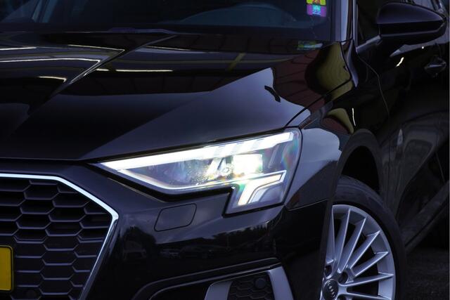 Audi A3 SPORTBACK 35 TFSI 150PK! Business Edition BJ2020 Lmv 17" | Led V+A | Pdc | Navi | Dynamische knipperlichten | App-Connect | Virtual cockpit | Climate control | Cruise control | Sportstoelen | Getint glas | Nw-model!