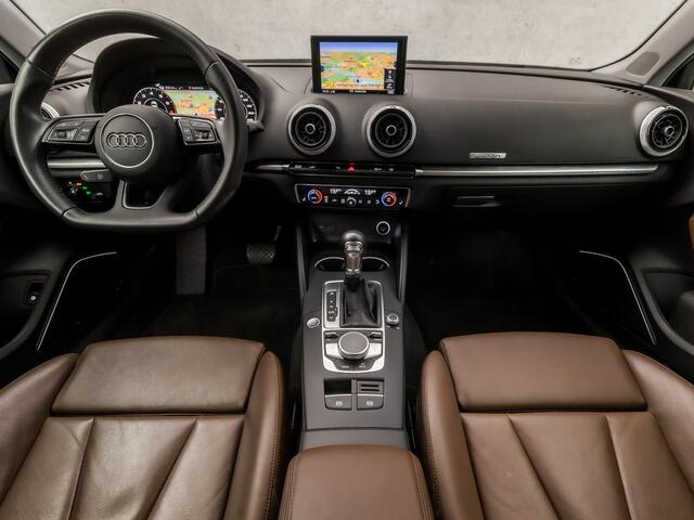 Audi A3 SPORTBACK 1.4 e-tron Sport 204Pk Automaat (VIRTUAL COCKPIT, APPLE CARPLAY, GROOT NAVI, BANG&OLUFSEN, BRUIN LEDER, ELEK SPORTSTOELEN, CAMERA, MASSAGE, KEYLESS, STOELVERWARMING, NIEUWSTAAT)