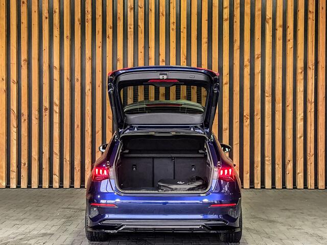 Audi A3 SPORTBACK 40 TFSIe 204PK S-Tronic 16.138KM! | S-LINE | AUDI SOUND | STOELVERWARING | KEYLESS | SFEERVERLICHTING |