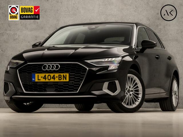 Audi A3 SPORTBACK 30 TFSI Sportline Automaat (APPLE CARPLAY, GROOT NAVI, CLIMATE, GETINT GLAS, SPORTSTOELEN, CRUISE, MATRIX LED, PARKEERSENSOREN, NIEUWSTAAT)