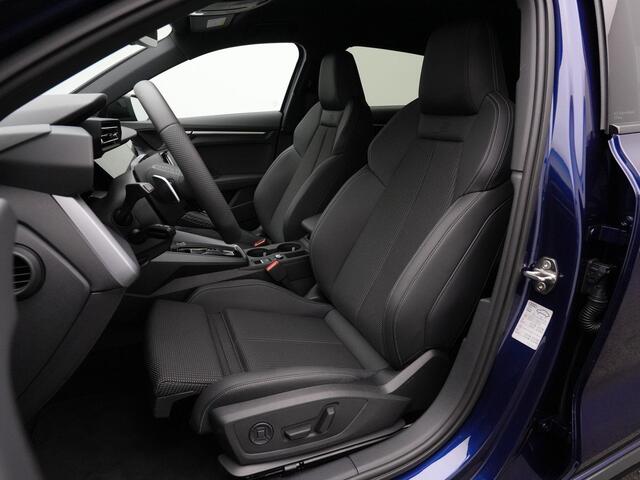 Audi A3 SPORTBACK 45 TFSI e 272 pk S-tronic S-Line | Head-up display | Matrix LED | Sonos | Elektr. verstelbare stoel | Achteruitrijcamera