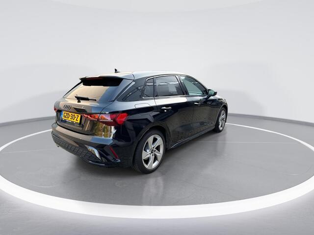 Audi A3 SPORTBACK 35 TFSI S-tronic 150pk S edition · Camera · Apple/Android Car Play · Navigatie · ACC · Verkeersbord Detectie · Sportstoelen · Garantie tot 13-01-2029 of 100.000km