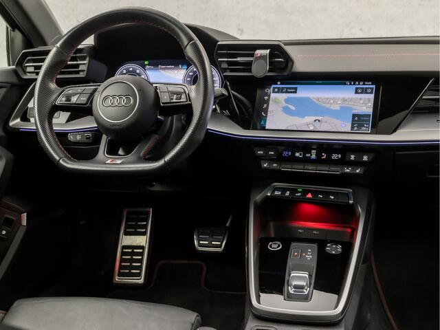 Audi A3 SPORTBACK 45 TFSI e S-Line Competition 245Pk Automaat (SCHUIFDAK, 2X S-LINE, BANG&OLUSEN, HEAD-UP DISPLAY, LEDER, PLAT SPORTSTUUR, CAMERA, KEYLESS, ADAPTIVE CRUISE, MATRIX LED, RODE STIKSELS, SFEERVERLICHTING, NIEUWSTAAT)