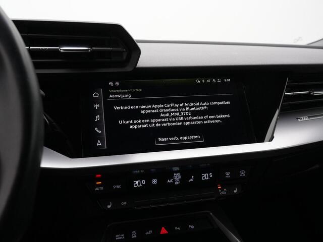 Audi A3 SPORTBACK 45 TFSI e 245 pk S-tronic S-Line | Trekhaak | Achteruitrijcamera | Stoelverwarming | Adaptive Cruise | Navigatie