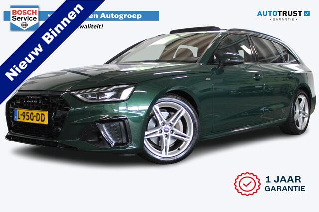 Audi A4 Avant 40 TFSI quattro S-line | Incl. 12 maanden garantie | Adaptieve cruise control | Schuif/kantel dak | Climate control | 360° camera | Stoelverwarming | Bang & Olufsen audio | Elektrische kofferbakklep | 100% dealeronderhouden |