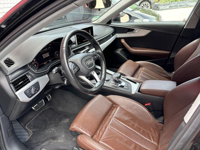 Audi A4 Limousine 2.0 TFSI ultra Design Pro Line Plus AUTOMAAT / FULL LED / VIRTUAL / TREKHAAK / STOELVERW / COGNAC LEDER / NL-AUTO
