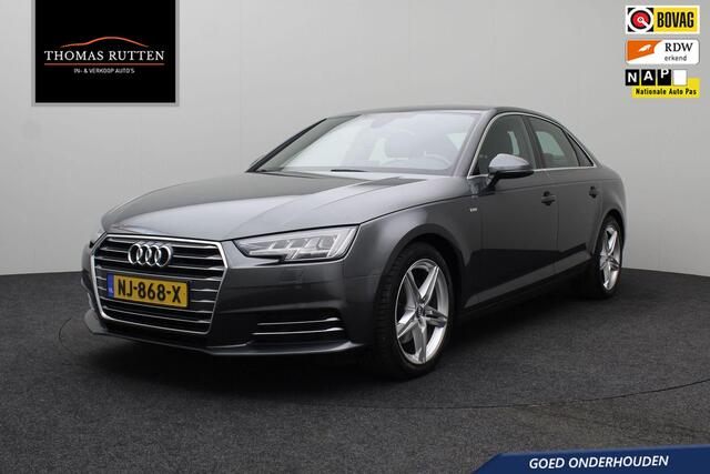 Audi A4 Limousine 1.4 TFSI S-Line Sport 2017 | Navigatie | Goed Onderhouden | Stuurwiel Bediening | Climate Control | Drive Select | 2 Sleutels | Parkeersensoren | Boekjes