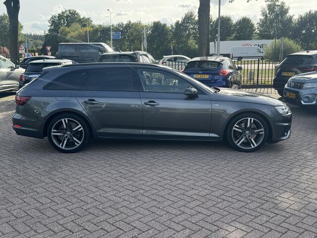 Audi A4 Avant 40 TFSI Sport S line black edition / Leder / Navigatie / Parkeerhulp V+A / 18'' / LED Koplampen / Getint glas / Cruise Control