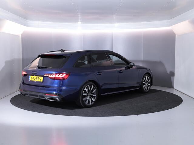 Audi A4 Avant 35 TFSI S edition Competition 150 pk S-tronic | Verlengde garantie | Navigatie | Parkeersensoren | Autom. airco (3 zones) | Stoelverwarming | S-Line |