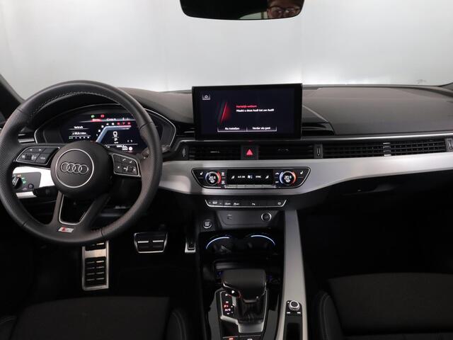Audi A4 Avant 35 TFSI S edition Competition 150 pk S-tronic | Verlengde garantie | Navigatie | Parkeersensoren | LED koplampen | Stoelverwarming | S-Line |