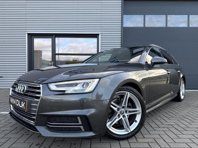Audi A4 Avant 2.0 TFSI MHEV Sport S line edition 190PK ?B&O Sound ?Massagestoel Half Leder ?Full LED ?Navigatie ?Drive Select ?Bluetooth Telefoon & Media ?Climate ?Cruise ?Parkeersensoren ?Lichtmetaal 18" ?Trekhaak