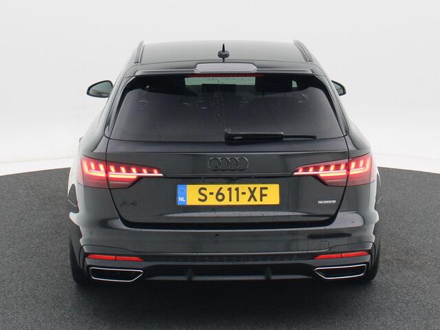 Audi A4 Avant 40 TDi 204 Pk Automaat quattro S-Line | Adaptive Cruise | CarPlay | Navigatie | Stoelverwarming | Stuurverwarming | Trekhaak | 19 Inch | 85.971 Km!