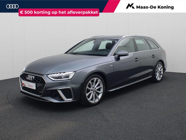 Audi A4 Avant 35 TFSI/150PK Launch edition Sport · S Line · Navigatie · Virtual Cockpit · Apple/Android Car Play · 18'' · Leder/stof ·