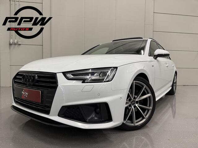 Audi A4 Avant 40 TFSI S-Line PANO/TREKHAAK/SFEER/360CAMERA/ACC/MATRIX/VIRTUAL/KEYLESS/PRIVACY/19"AUDI SPORT/EL.A.KLEP/BLACK-OPTIC/GLETSCHERWEIB METALLIC/NWPRIJS ¤ 66.737,-
