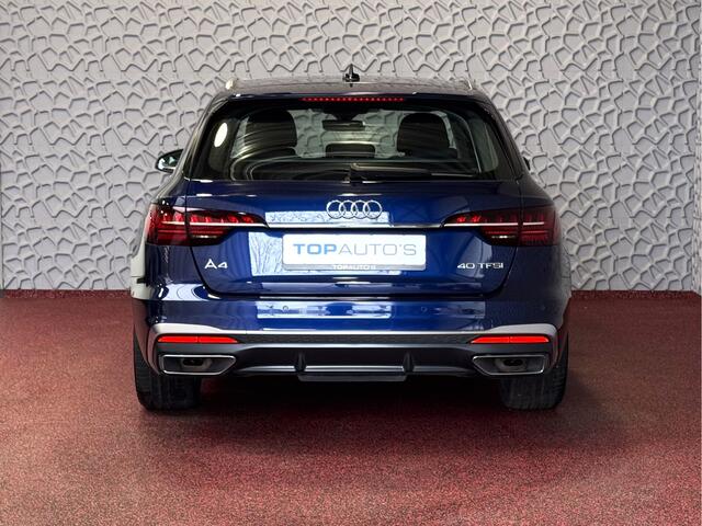 Audi A4 Avant 40 TFSI 2.0 204 PK S-LINE 6.289 KM! LED NAVI VIR.COCKPIT ADAP.CRUIS ELEK.KLEP 08/2024 "Audi rijden begint bij Topautos.nl - 20 Audi topmodellen direct op voorraad!"