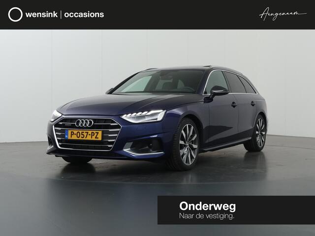 Audi A4 Avant 40 TFSI S Line | Quattro | B&O Audio | Panoramadak | Ele.verstelbare stoelen + Geheugen | Stoelverwarming v + a | Apple CarPlay/Android Auto | 360 Camera | Ele. wegklapbare trekhaak | Sport-Chassis | Matrix-Led | HUD | Sportstoelen |