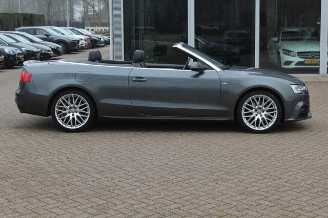 Audi A5 Cabriolet 1.8 TFSI Sport Edition NL Auto! / Leder / Nekverwarming / 19'' / B&O / Elektr. stoelen / Navigatie / DAB / Stoelverwarming