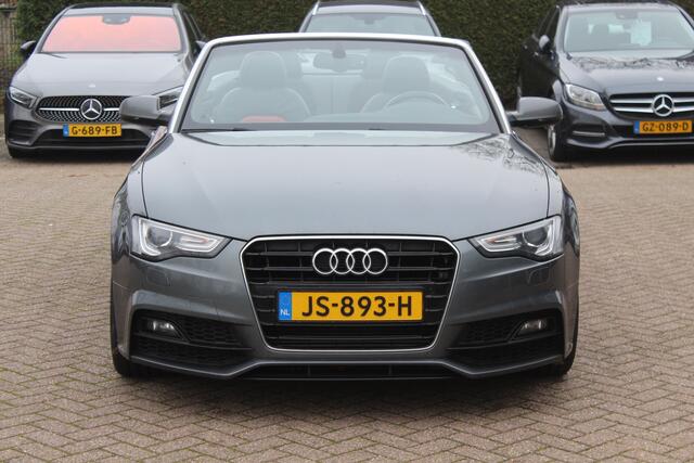 Audi A5 Cabriolet 1.8 TFSI Sport Edition NL Auto! / Leder / Nekverwarming / 19'' / B&O / Elektr. stoelen / Navigatie / DAB / Stoelverwarming