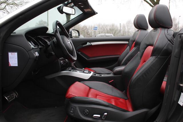 Audi A5 Cabriolet 1.8 TFSI Sport Edition NL Auto! / Leder / Nekverwarming / 19'' / B&O / Elektr. stoelen / Navigatie / DAB / Stoelverwarming