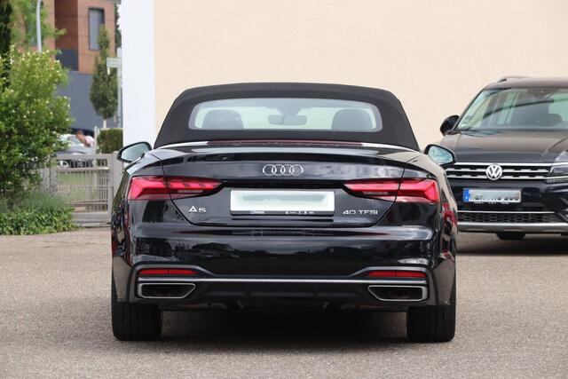 Audi A5 Cabriolet 40 Tfsi S-Tronic (150kW/204pk) ** MATRIX, LEDER, VIRTUAL, NEKVERW, 18-inch LMV, ADAPT. CRUISE ** 1e EIG - ¤ 24.500,= onder NP ** ** INFORMEER OOK NAAR ONZE AANTREKKELIJKE FINANCIAL-LEASE TARIEVEN **