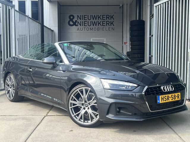 Audi A5 Cabriolet 35 TFSI S edition | TREKHAAK | CARPLAY/ANDROID | NAVI | ADAPTIVE CRUISE CONTROL | KEYLESS | CLIMATE CONTROL | LMV 20'' | PDC | ELKTR. MEMORY STOELEN | STOELVERWARMING | LED | BLUETOOTH
