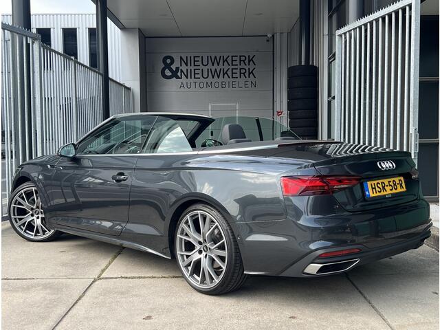 Audi A5 Cabriolet 35 TFSI S edition | TREKHAAK | CARPLAY/ANDROID | NAVI | ADAPTIVE CRUISE CONTROL | KEYLESS | CLIMATE CONTROL | LMV 20'' | PDC | ELKTR. MEMORY STOELEN | STOELVERWARMING | LED | BLUETOOTH