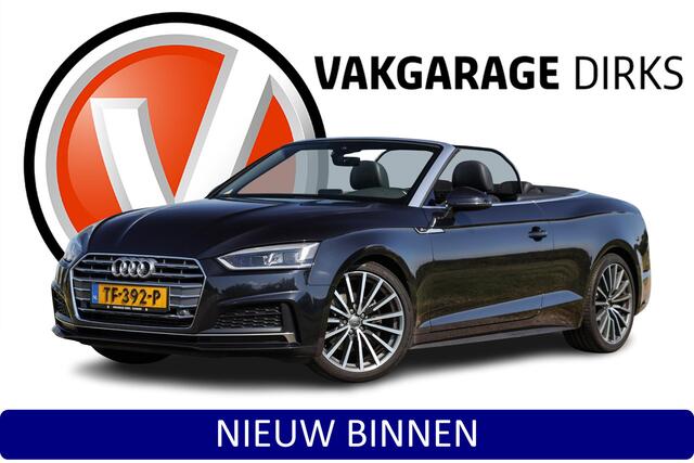 Audi A5 Cabriolet 2.0 TFSI Aut7 S-Line ? Leder ? Sportonderstel ? Stoelverwarming