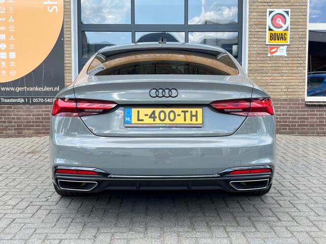 Audi A5 35 TFSI S-LINE SPORT EDITION COMPETITION QUANTUM GRIJS!