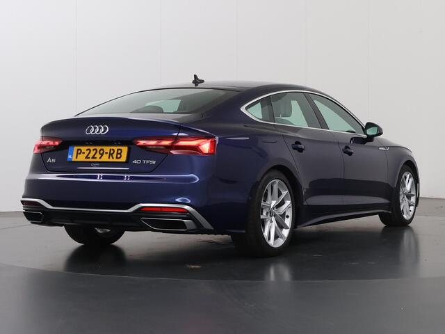 Audi A5 Sportback 40 TFSI S Line | Panoramadak | Navigatiesysteem | Parkeercamera | Cruise Control Adaptief | Stoelverwarming |