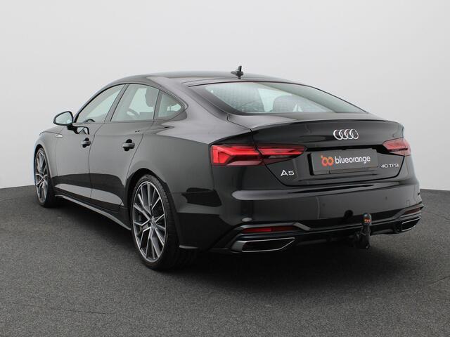 Audi A5 Sportback 40 TFSI S edition 204PK S-Tronic S-Line, Adaptieve Cruise Controle, Achteruitrijcamera, Elektr. Achterklep, Stoelverwarming, Matrix LED-verlichting, Side Assist, Navi, Clima, Trekhaak, 18" LM Velgen
