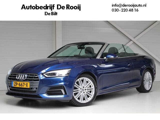 Audi A5 Cabriolet 2.0 TFSI MHEV Design Pro Line Plus Lederen bekleding | Climate Control | Navigatie | Stoelverwarming | Scarf