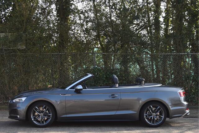 Audi A5 Cabriolet 2.0 TFSI MHEV Design Pro Line Plus 3x S-Line Elekt.haak | Stoel- & nekverwarming | Keyless | Carplay | Virtual Cockpit | Full LED | Historie