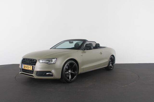 Audi A5 Cabriolet 1.8 TFSI S line > 177pk/Cabrio/Dark Green&black/Sportstoelen verwarmbaar...