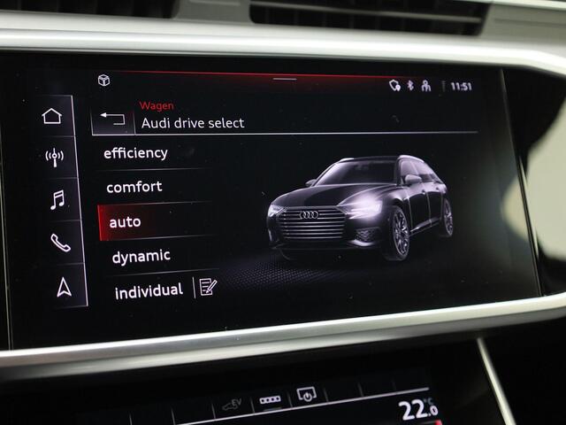 Audi A6 Avant 55 TFSIe 270kW/367PK quattro S Line · Drive select · Parkeersensoren + Camera · Trekhaak · Garantie tot oktober 2025