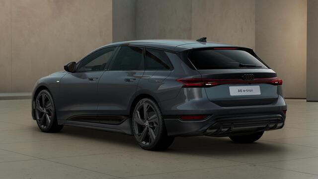 Audi A6 Avant e-tron S edition 83 kWh privacy glass, remzadels rood