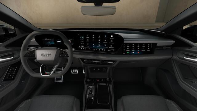 Audi A6 Avant e-tron S edition 83 kWh privacy glass, remzadels rood