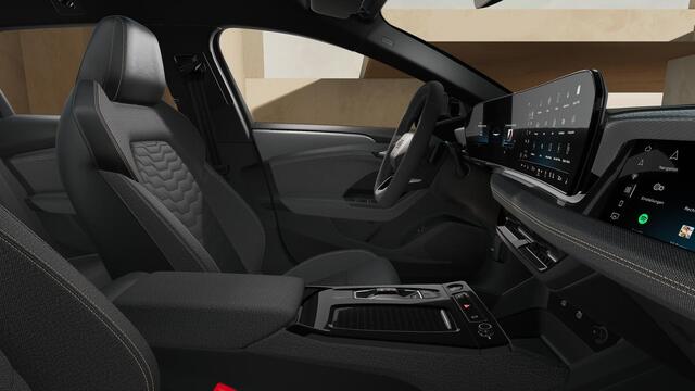 Audi A6 Avant e-tron S edition 83 kWh privacy glass, remzadels rood