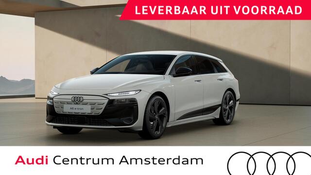 Audi A6 Avant e-tron S edition 83 kWh privacy glass, rood gespoten remzadels, LM velgen 21"