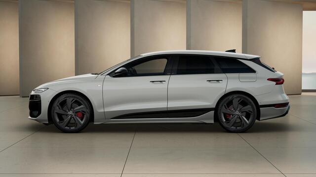 Audi A6 Avant e-tron S edition 83 kWh privacy glass, rood gespoten remzadels, LM velgen 21"