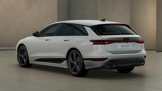 Audi A6 Avant e-tron S edition 83 kWh privacy glass, rood gespoten remzadels, LM velgen 21"