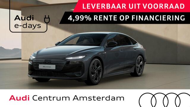 Audi A6 Sportback e-tron S edition performance 100 kWh adaptive luchtvering, omgevingscamera's, adaptive cruise control, leder interieur, winterpakket, privacy glass