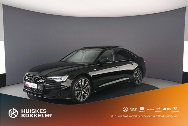 Audi A6 Limousine 55 TFSI e quattro Pro Line S Competition | Pano | B&O | Adapt. Cruise | Trekhaak | Ambient light | 360 Camera | S-Line | Optiek Zwart |