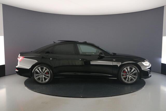 Audi A6 Limousine 55 TFSI e quattro Pro Line S Competition | Pano | B&O | Adapt. Cruise | Trekhaak | Ambient light | 360 Camera | S-Line | Optiek Zwart |