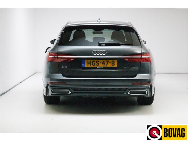 Audi A6 Avant 50 TFSI e quattro 300 PK 2X S-Line Advanced edition | 20" | Stoel- & achterbankverwarming Adaptive Cruise, Navigatie, Matrix Led, Daytona grijs metallic, Elec. achterklep, Afneembare trekhaak