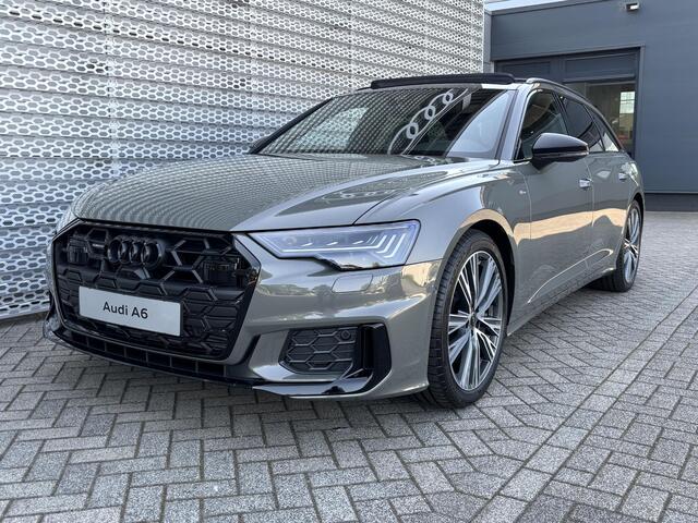 Audi A6 Avant S edition Competition (C8) 50 TFSI e 220 kW / 299 / 20" LM Velgen / Panorama dak / Elektr. Trekhaak / Optiekpakket zwart Plus / HD-Matrix /