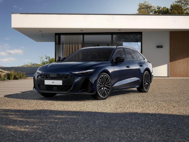 Audi A6 Avant E-Hybrid Quattro S Edition Competition, 21", pano, luchtv., tr.haak, OLED, B&O, luchtv., leder, carbon, 360 camera, memory, stl.ventilatie, HUD, privacy