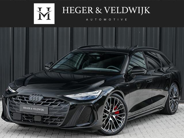 Audi A6 Avant 2.0 E-HYBRID QUATTRO S EDITION COMPETITION 270KW | PERFORMANCE S-SEATS | MIDNIGHT GREEN METALLIC | 3X S-LINE | ALCANTARA | HEAD-UP | VIRTUAL COCKPIT | 360 CAMERA | VIERWIELBESTURING | MASSAGE | B&O SOUND SYSTEM | ADAPTIVE CRUISE | PANORAMADAK | EL. 